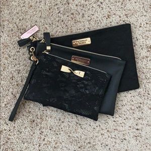 Black Victoria Secert bag set